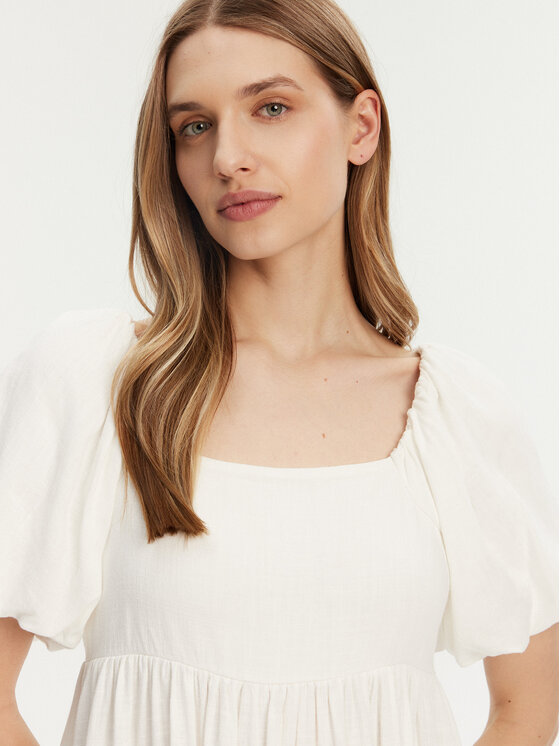 Noisy May Noisy May Sommerkleid Leilani 27033018 Weiß Regular Fit