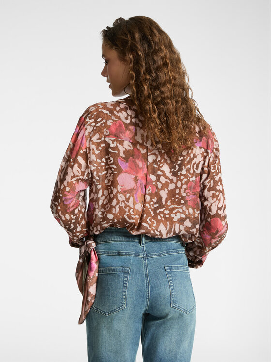 Elena Mirò Elena Mirò Camicia 5155P200217N041 Rosa Regular Fit