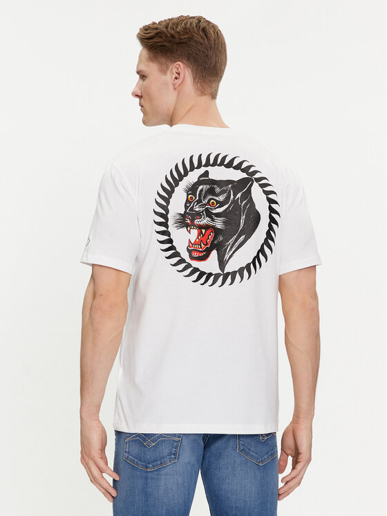 REPLAY Replay Tricou M6765.000.22662 Alb Regular Fit