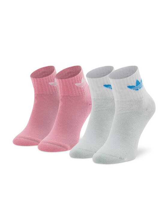 adidas adidas Sada 2 párů dětských vysokých ponožek Anti-Slip HM1696 Barevná