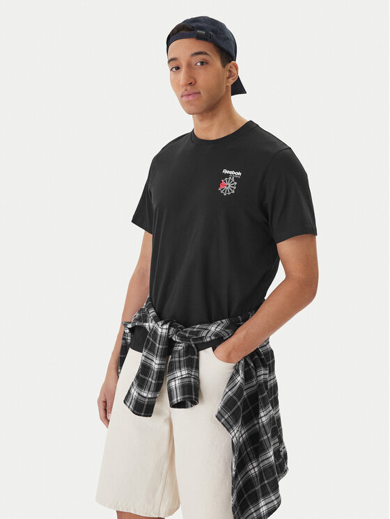 Reebok Reebok T-Shirt Greyson RK25568CCM Černá Regular Fit