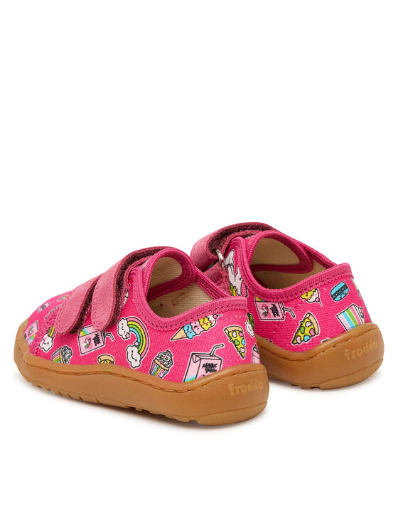 Froddo Froddo Papucs Barefoot Canvas G1700440-10 M Rózsaszín