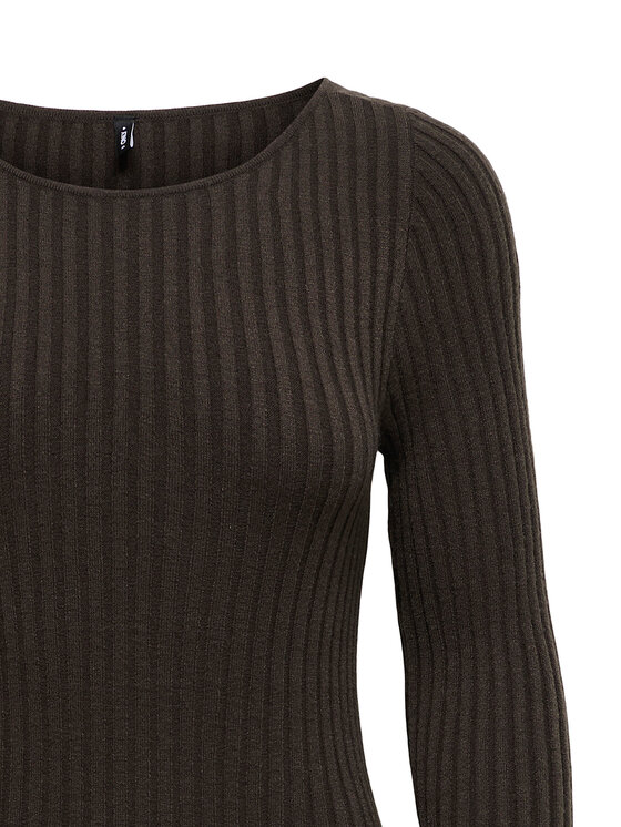 ONLY ONLY Трикотажна сукня Asta 15373788 Коричневий Regular Fit