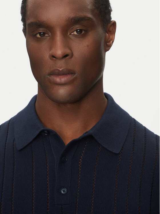 MICHAEL Michael Kors MICHAEL Michael Kors Polo CS560FG469 Tamnoplava