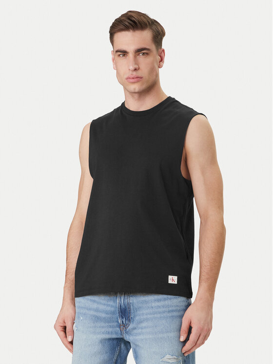 Calvin Klein Jeans Calvin Klein Jeans Tank top LV04RF273G Čierna Slim Fit