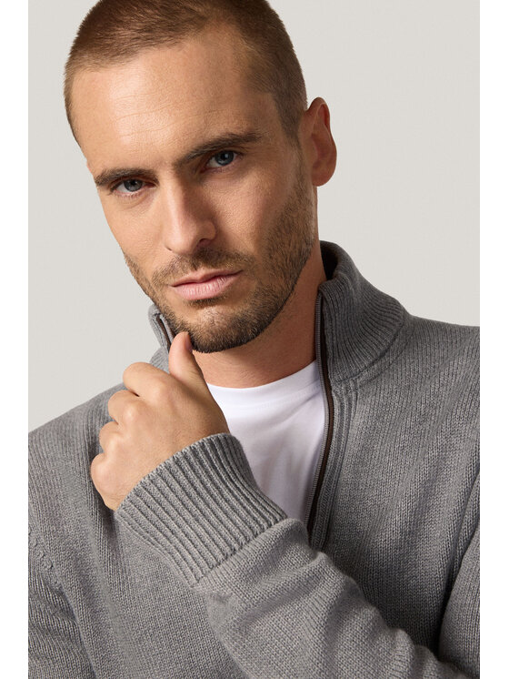 Próchnik Próchnik Sweter PM15 SW073225000025 Szary Regular Fit