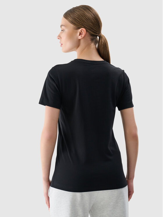 4F 4F T-Shirt NOS Czarny Regular Fit