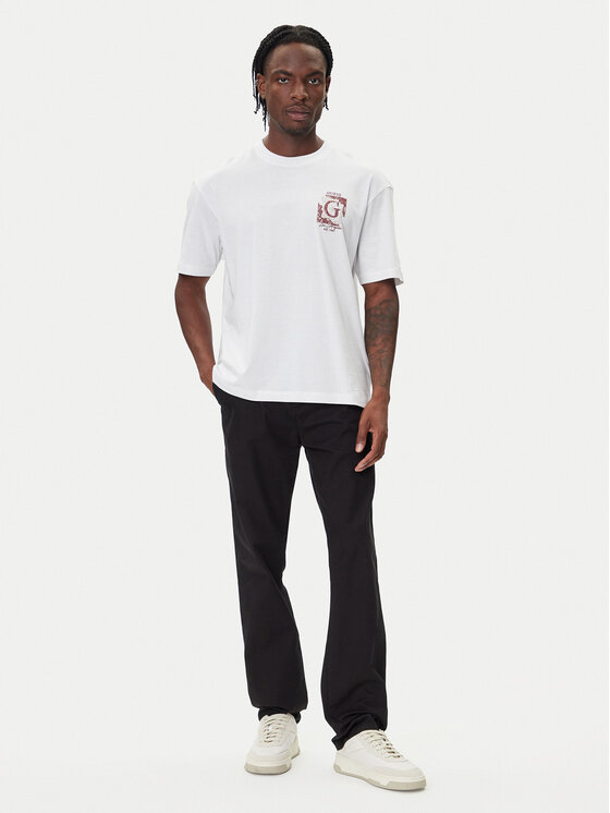 Guess Guess T-Shirt M5BI16 I3Z14 Biały Relaxed Fit