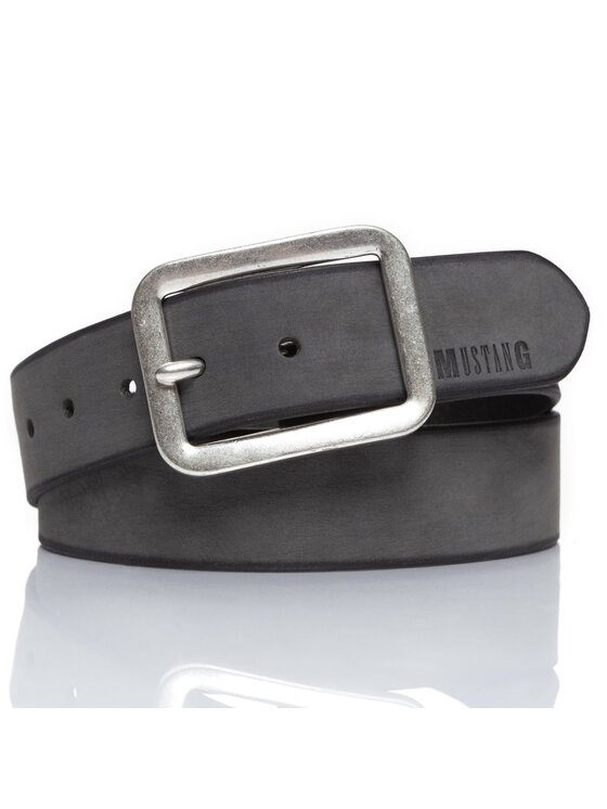 Pasek Męski Mustang, Czarny, BELT