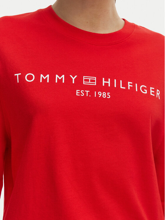 Tommy Hilfiger Tommy Hilfiger Tricou WW0WW47811 Portocaliu Relaxed Fit
