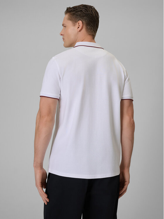 4F 4F Polo COMMERCIAL 12 Biały Regular Fit