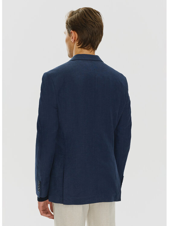 Pako Lorente Pako Lorente Marynarka P24SF-3X-020 Granatowy Slim Fit