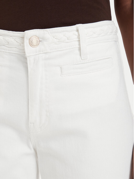 Guess Guess Džinsai W6GB15 W1886 Kreminė Wide Leg