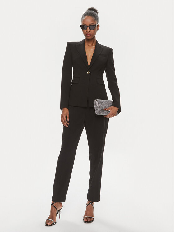 PINKO Pinko Marynarka 101824 A15M Czarny Regular Fit