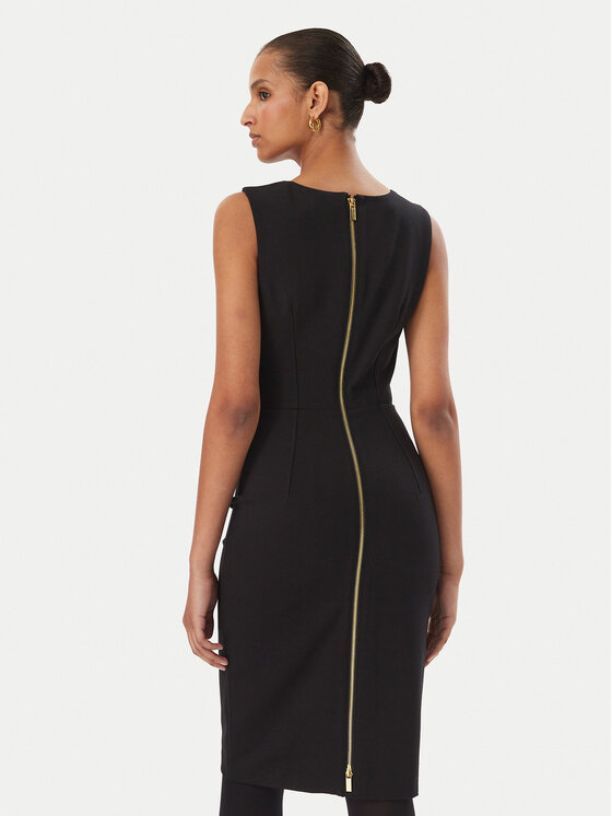 Marciano Guess Marciano Guess Коктейлна рокля G6BK38 K7352 Черен Slim Fit
