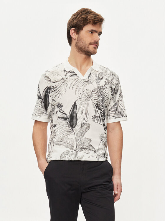 Jack&Jones Polokošeľa Guru 12250733 Biela Standard Fit
