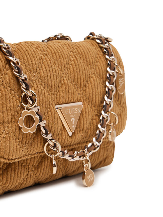 Guess Guess Ročna torba Giully II Mini HWCG96 73740 Rjava
