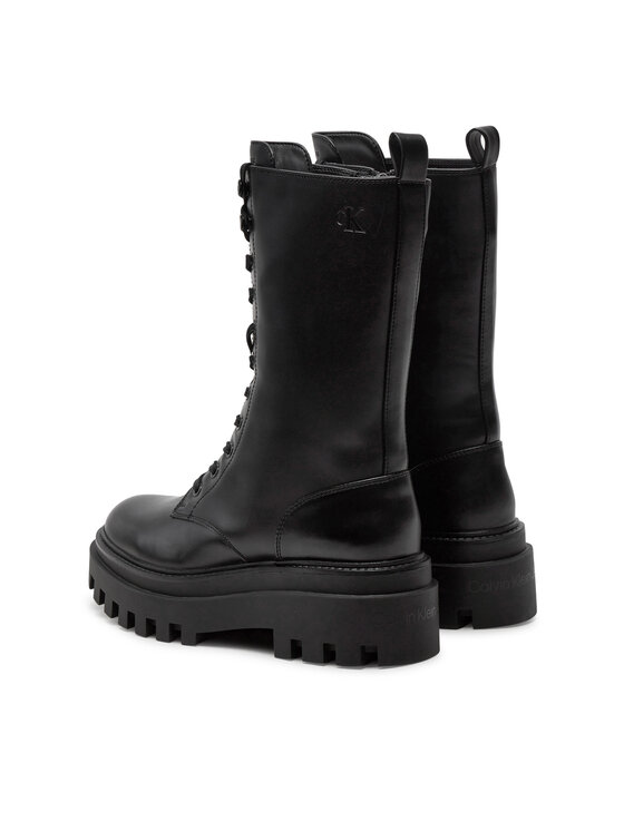 Calvin Klein Calvin Klein Schnürstiefeletten YW0YW01544 Schwarz