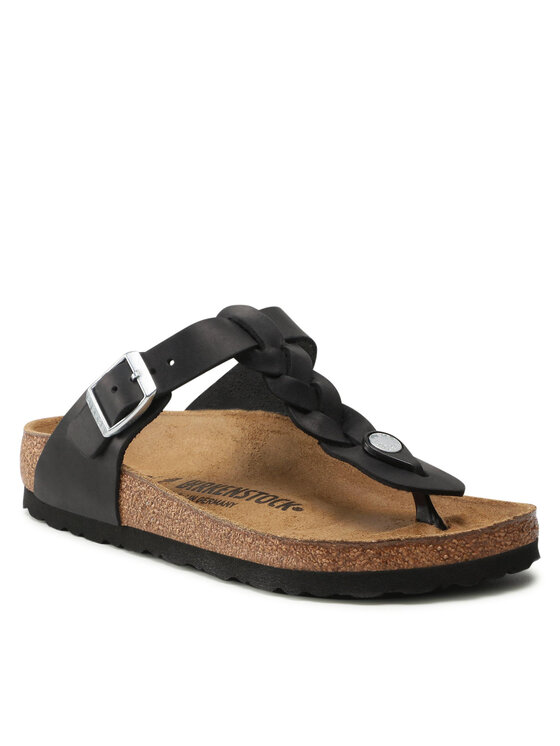 Birkenstock Birkenstock Japonki Gizeh Braided 1021360 Czarny