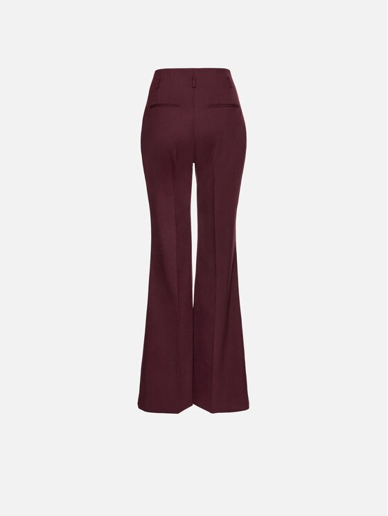 La Mania La Mania Pantalone da abito NOTTE Bordeaux Basic Fit