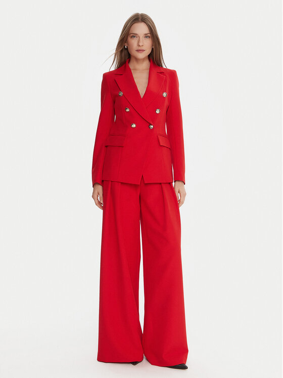 Maryley Maryley Giacca da abito 25IB139/43MA Rosso Regular Fit