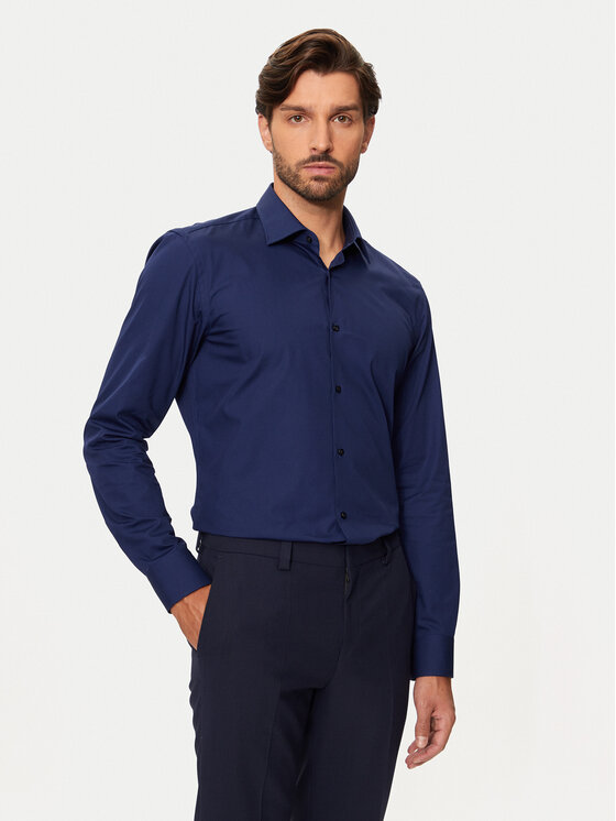 Hugo Krekls C-Jenno 50289499 Tumši zils Slim Fit