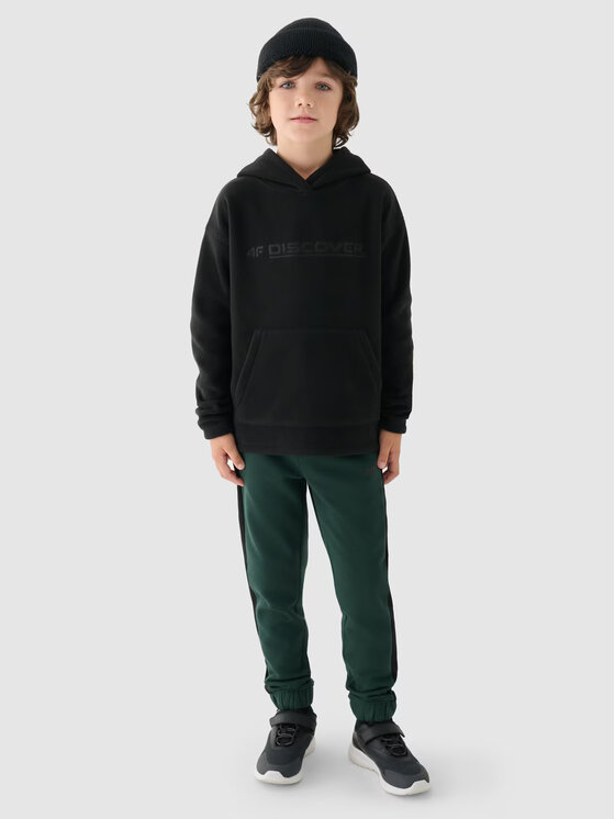 4F 4F Felpa di pile 4FJWAW24TFLEM213 Nero Regular Fit