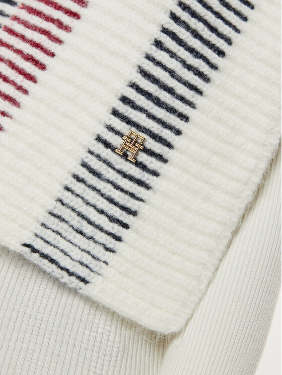 Tommy Hilfiger Tommy Hilfiger Fular Varsity AW0AW16653 Écru