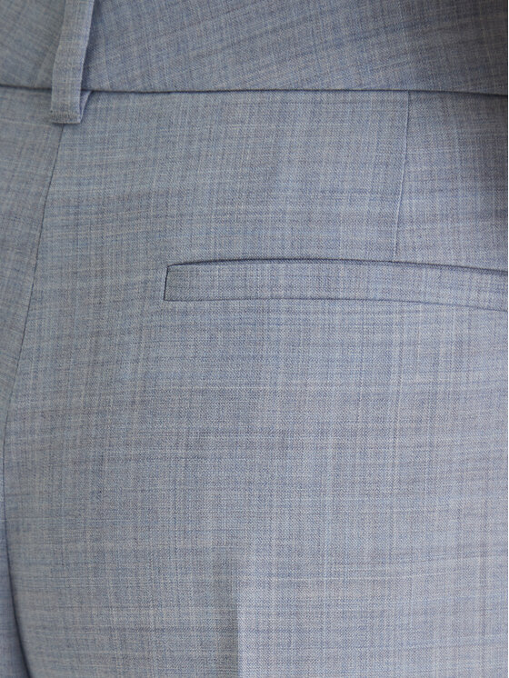 BOSS BOSS Riidest püksid Tiana 4 50554965 Tumesinine Regular Fit