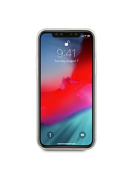 Guess Guess Etui na telefon iPhone 12 Pro Max Niebieski