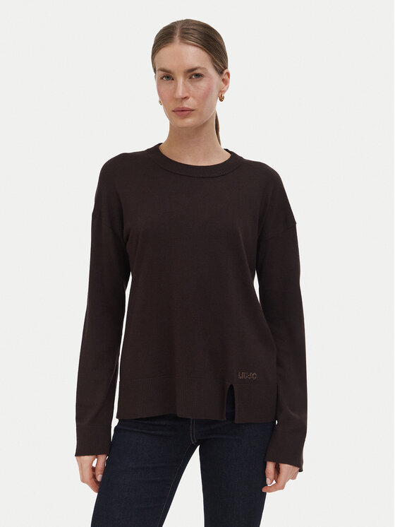 Liu Jo Liu Jo Светр WF6418 MA16R Темно-коричневий Regular Fit