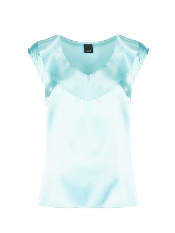 PINKO Pinko Top bez ramiączek 1G15M1 ZR64 | Fascinoso Turkusowy Regular Fit