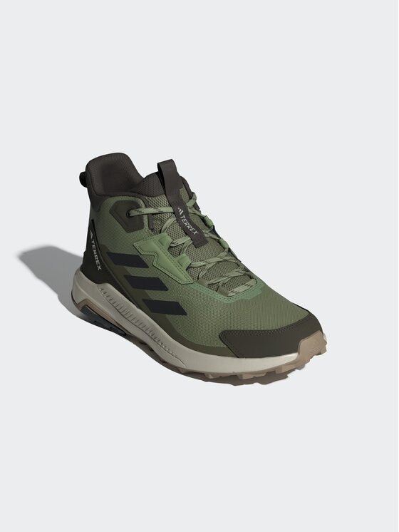 adidas adidas Trekking Terrex Anylander Mid Hiking Shoes JR6596 Zelena
