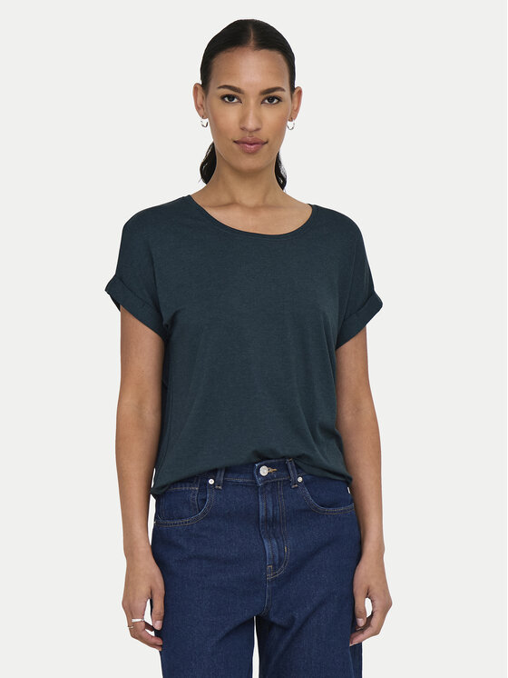 ONLY Tricou Moster 15106662 Verde Regular Fit