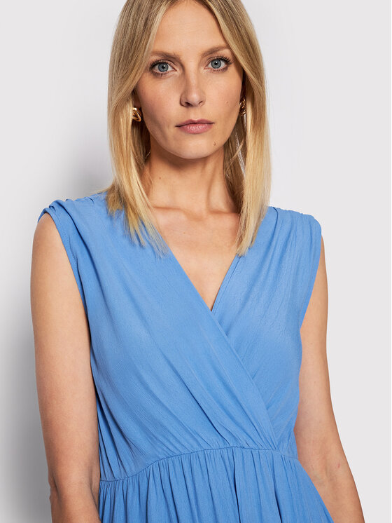 United Colors Of Benetton United Colors Of Benetton Igapäevane kleit 43A0DV01N Sinine Regular Fit