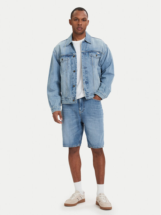 Tommy Jeans Tommy Jeans Džinsiniai šortai Jaimie DM0DM22983 Mėlyna Relaxed Fit