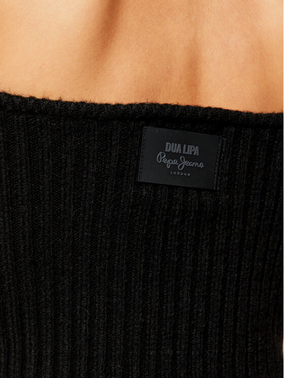 Pepe Jeans Pepe Jeans Топ DUA LIPA Dorothea PL504626 Чорний Slim Fit