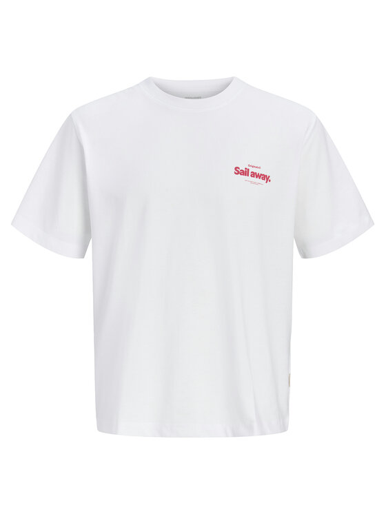 Jack & Jones Jack & Jones T-särk Riviera 12295161 Valge Relaxed Fit