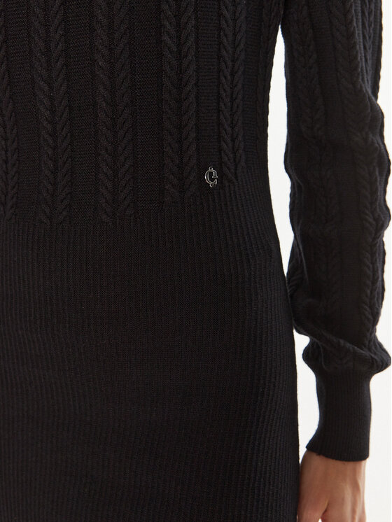 Guess Guess Rochie tricotată Livia W4BK08 Z2V42 Negru Regular Fit