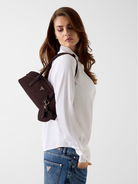 Guess Guess Дамска чанта Isobel HWSG99 32080 Кафяв