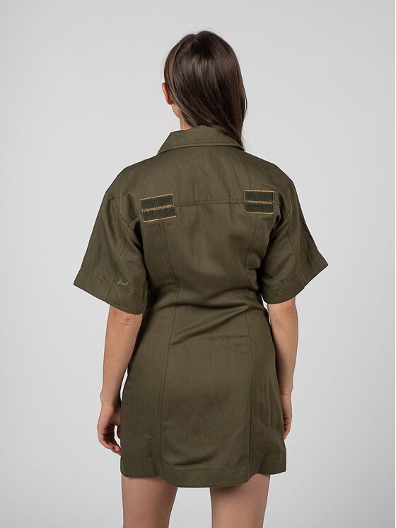 Diesel Diesel Φόρεμα A04564-0HCAI Πράσινο Regular Fit