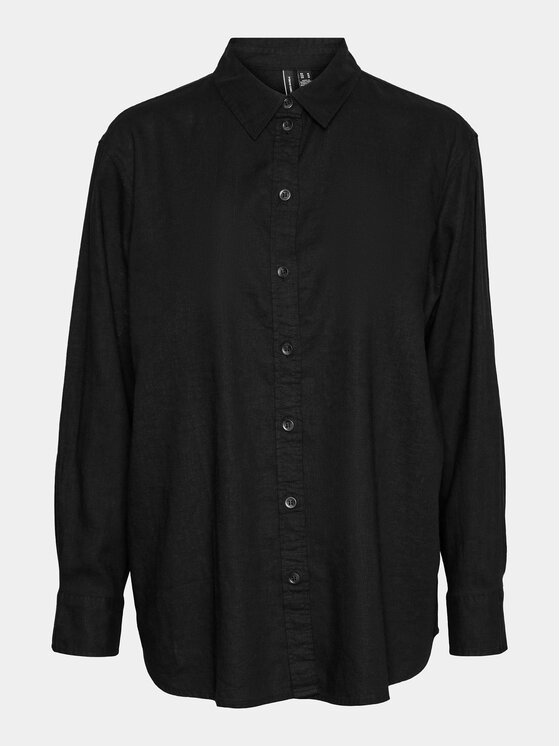 Vero Moda Vero Moda Сорочка Linn 10305085 Чорний Relaxed Fit