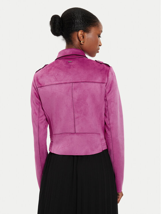 Morgan Morgan Jacke aus Kunstleder 222-GSUD Rosa Regular Fit