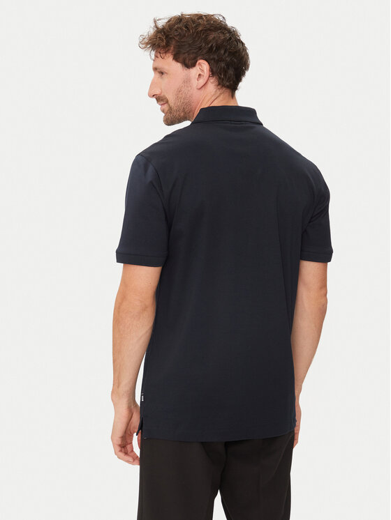 BOSS Boss Polo Polston 11 50513375 Granatowy Slim Fit