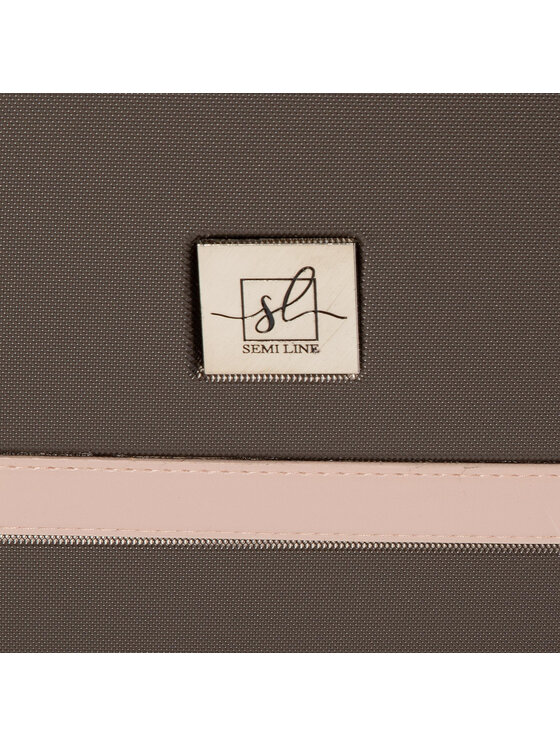 Semi Line Semi Line Valigia grande T5508-4 Marrone