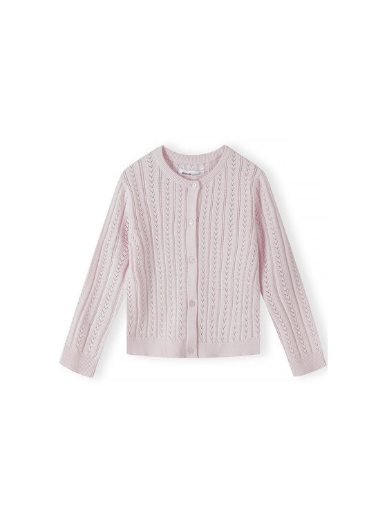minoti minoti Kardigan 32KNIT154 Różowy jasny Regular Fit