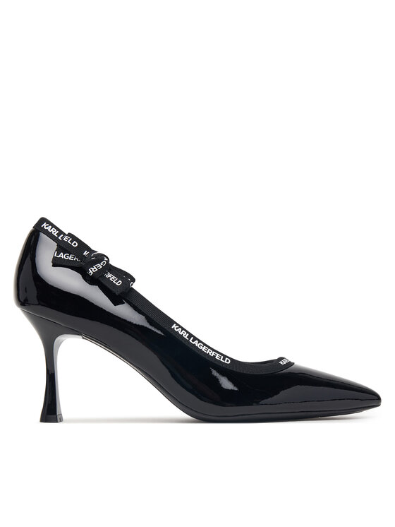 KARL LAGERFELD KARL LAGERFELD Pantofi cu toc subțire Sienna KL32708R Negru