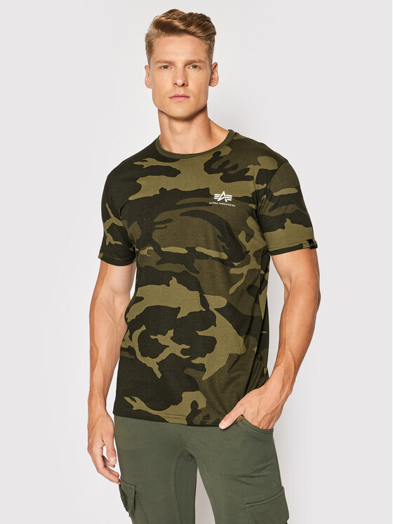 alpha industries camouflage t shirt