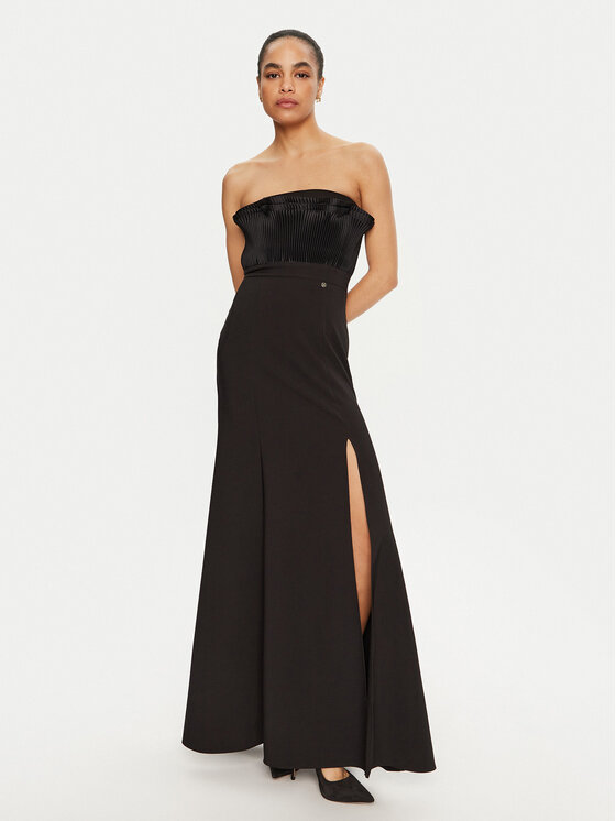Rinascimento Rinascimento Õhtune kleit CFC0019749002 Must Regular Fit