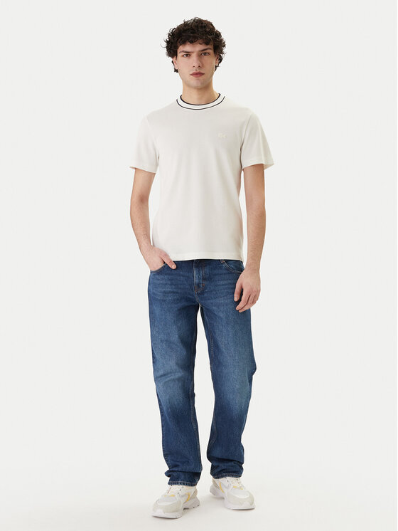 Lacoste Lacoste Tricou TH8174 Alb Regular Fit